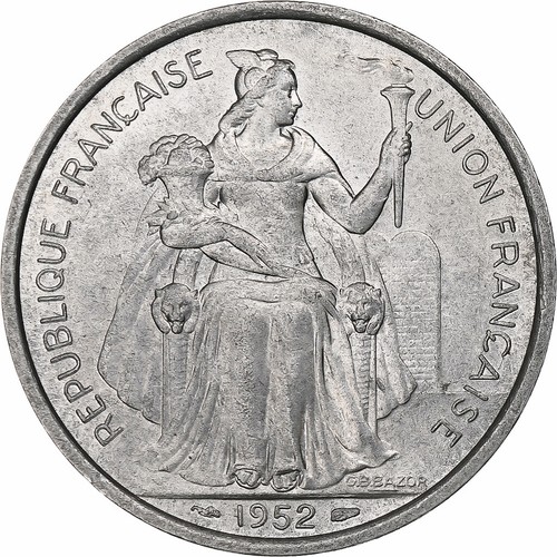 Nouvelle calédonie francs - 5,