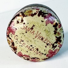 Crème Parfum de Violette G. Lemoine Boîte en Tôle lithographiée Années 20 n°3