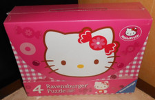 valise 4 puzzles 2 x 25, 2 x 36 pièces HELLO KITTY, sous blister