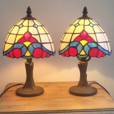 Paire de Lampes Style Tiffany