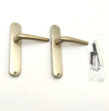 Ensemble poignée bec de cane coloris champagne entraxe 165 mm - VACHETTE