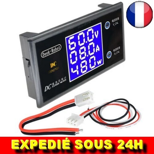 Voltmètre numérique lcd - voltmètre,