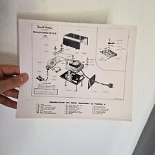 MECCANO fiche carton de