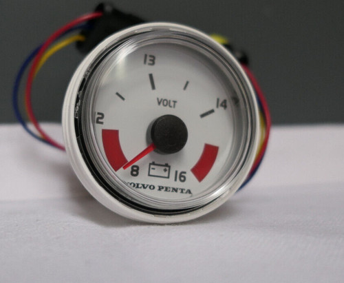 Compteur voltmetre blanc - compteur,