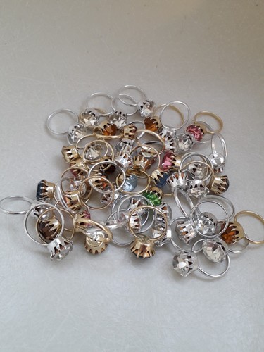 Gros lot bagues - , vintage