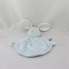 Doudou plat lapin bleu SUCRE