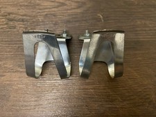 Cale pieds REG Mini Acier Chromé Ancien Vélo Course Vintage Eroica 1970's