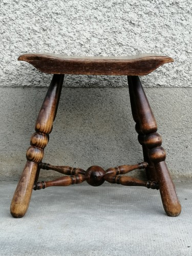 Ancien tabouret art déco