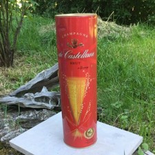 Boite en tôle de bouteille de Champagne - De Castellane à Epernay