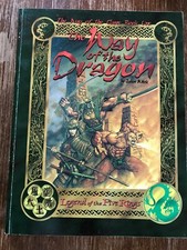 JDR, L5R, Legend des 5 anneaux, the way of the dragon, en anglais
