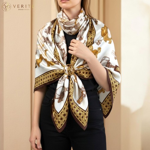 Rare vintage foulard - vintage, soie