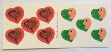 Carnet timbres France 2000 YT BC27 (3298A ) Autoadhésif Cœurs Yves Saint Laurent