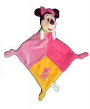 Doudou plat Minnie rose