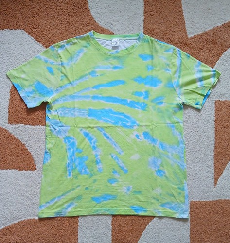 Shirt tie dye - vert, citron