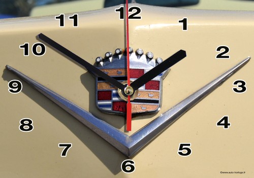 Horloge murale logo cadillac - murale,