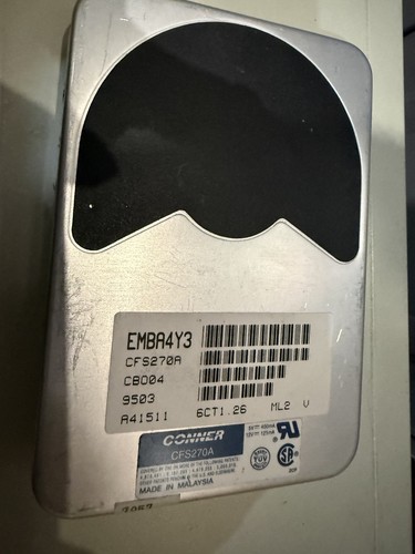 Conner cfs270a 270mb 5 - -, 3.5"