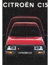 ▄▀▄ Brochure CITROEN C15 Essence et Diesel (Français) 1991 ▄▀▄