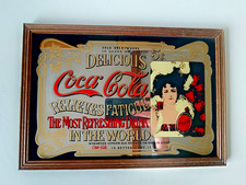 Miroir publicitaire COCA-COLA