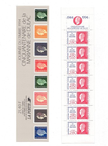 Timbre france carnet 1994 - timbre,