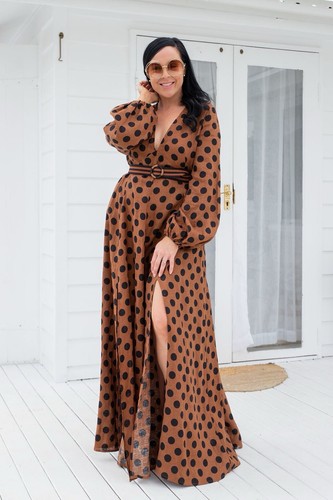 Robe longue zimmermann juno - robe,