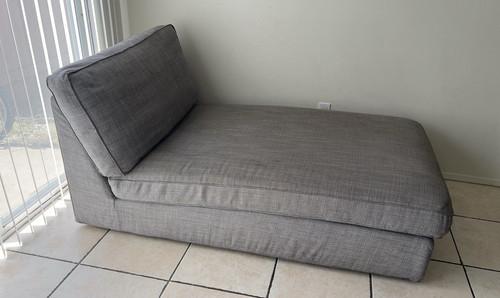 Gray upholstered armless - gray,