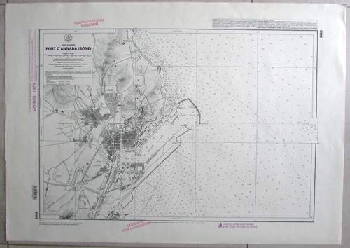Carte marine côte - côte, d'algérie