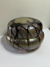 Ancien pot a Biscuit ou bonbon Verre Kralik Loetz ?