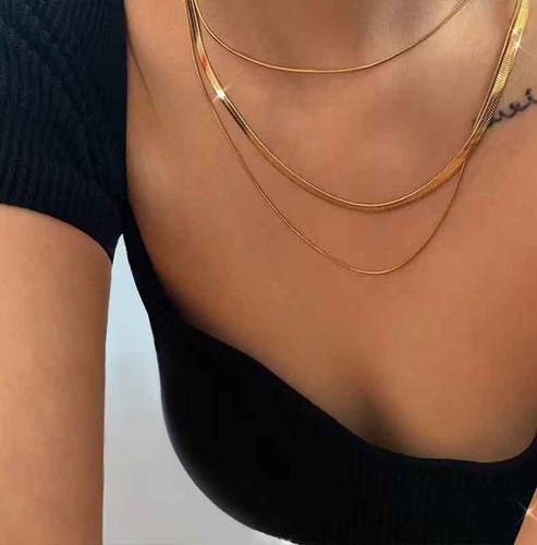 Collier fantaisie multi rangs - collier,