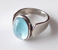 Bague en Aigue Marine et