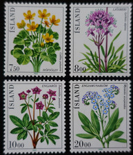 TIMBRES d' ISLANDE - FLEURS