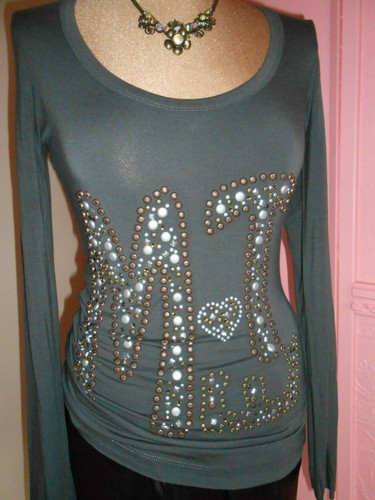 Tee shirt marque met taille - **,