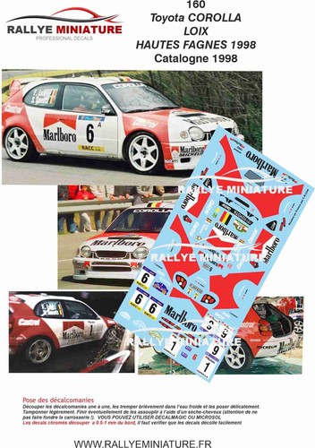 Decals ref 0160 - 1/18,