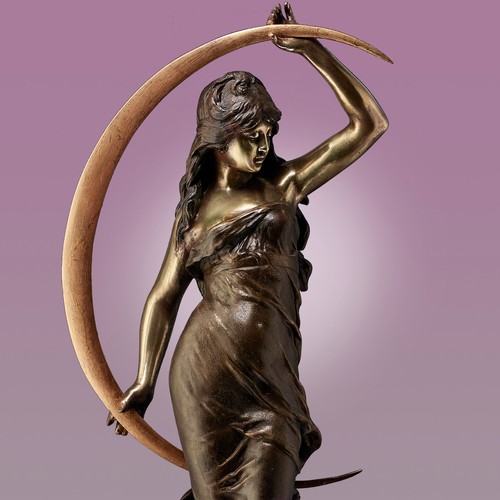 Auguste moreau bronze ancien - auguste,