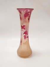 Grand vase Legras Serie Rubis