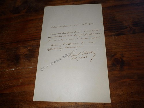 1870 lettre autographe paul - 1870.lettre, autographe..paul