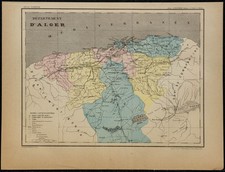 1880 - Carte ancienne du
