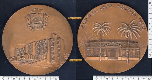 Médaille nouméa 1875 - médaille,