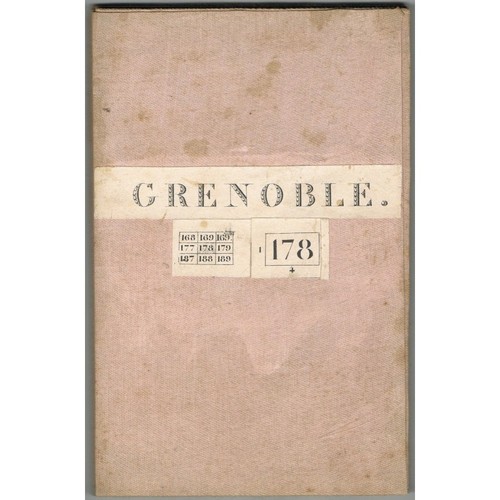Carte état major - carte, grenoble