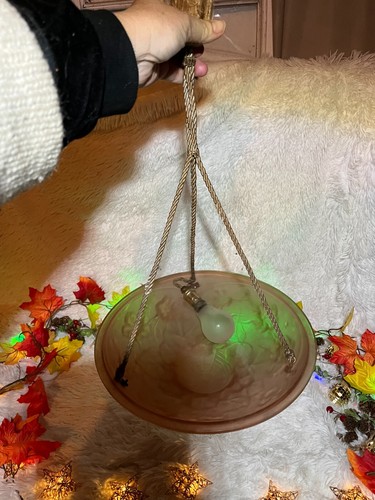 Ancienne suspension lustre art - suspension,