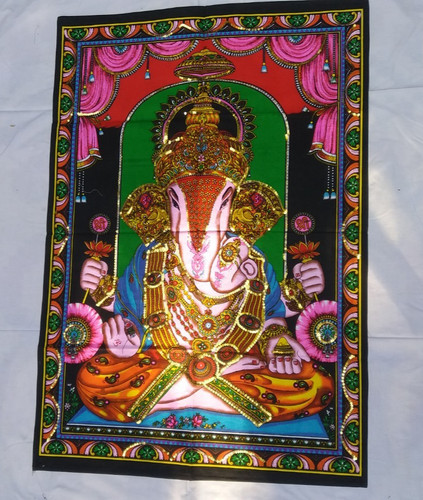 Ganesha tenture indienne - ganesha,