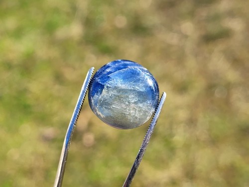 Cabochon saphir bleu birmanie - cabochon,