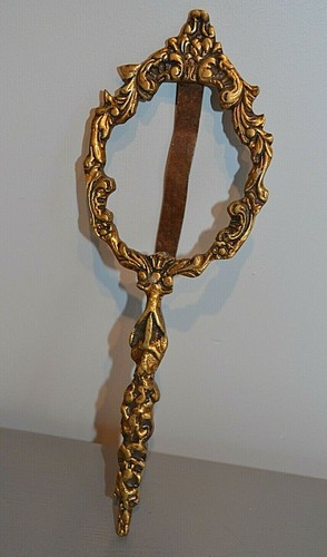 Ancien miroir face main en - miroir,