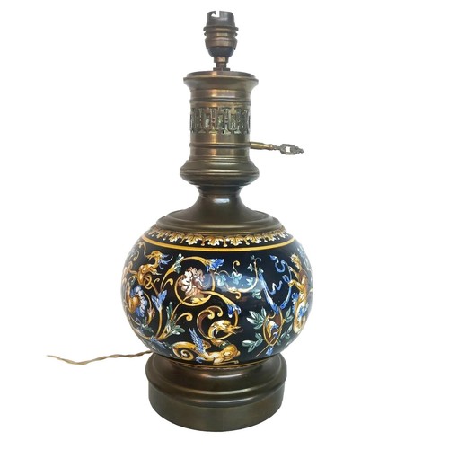 Magnifique lampe faïence - magnifique,