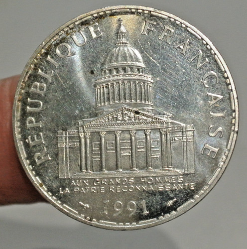 100 francs panthéon 1991 - 100,