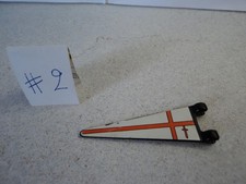 PLAYMOBIL vintage bateau pirates drapeau blanc mât arrière set 3550 de 1978 #2