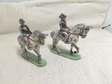 QUIRALU - École POLYTECHNIQUE- Lot de 2 Officiers à cheval.