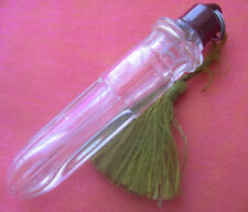 vers 1930/40 VINAIGRETTE ou FLACON A PARFUM verre moulé avec bouchon bakélite