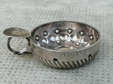 ancien tastevin argent massif minerve marqué J. VINCENT silver taste-vin