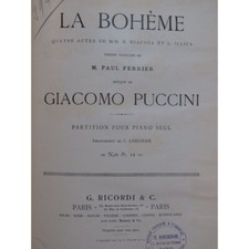 PUCCINI Giacomo La Bohème