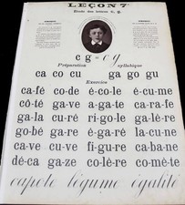 LIVRE-TABLEAU Lecture, écriture et orthographe usuelle enseignées simultanément.